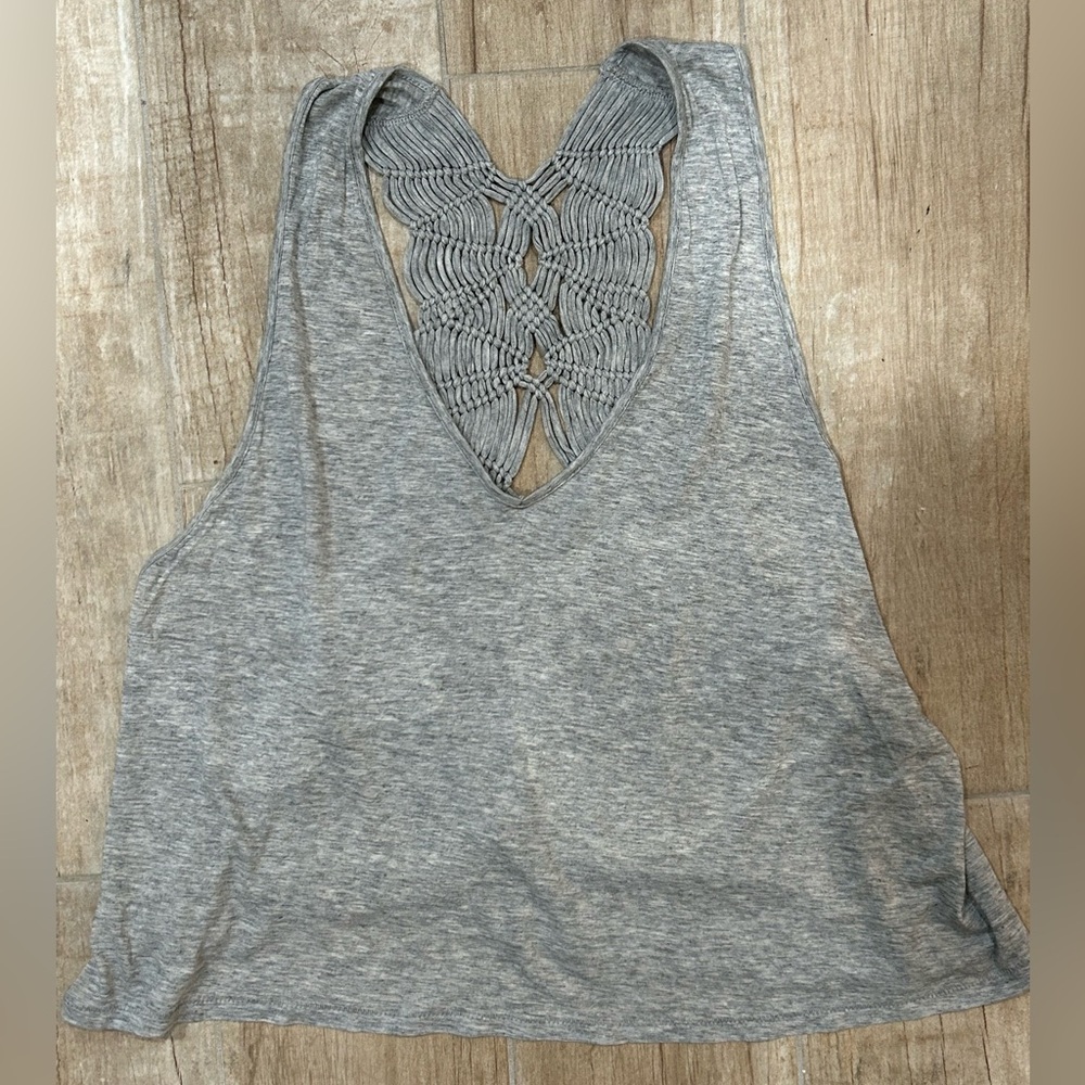 Free People Gray Tank